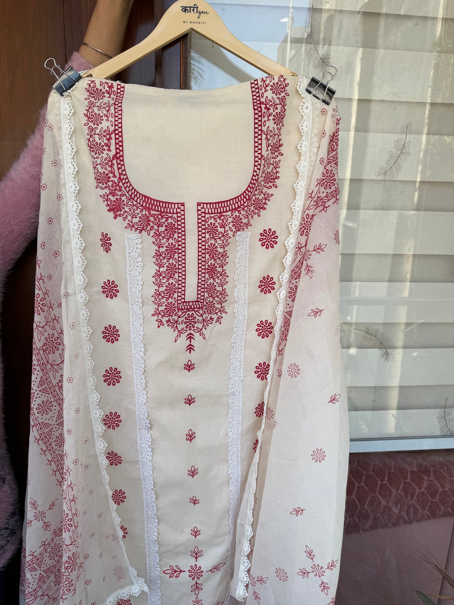 Mul cotton 3 piece suit set