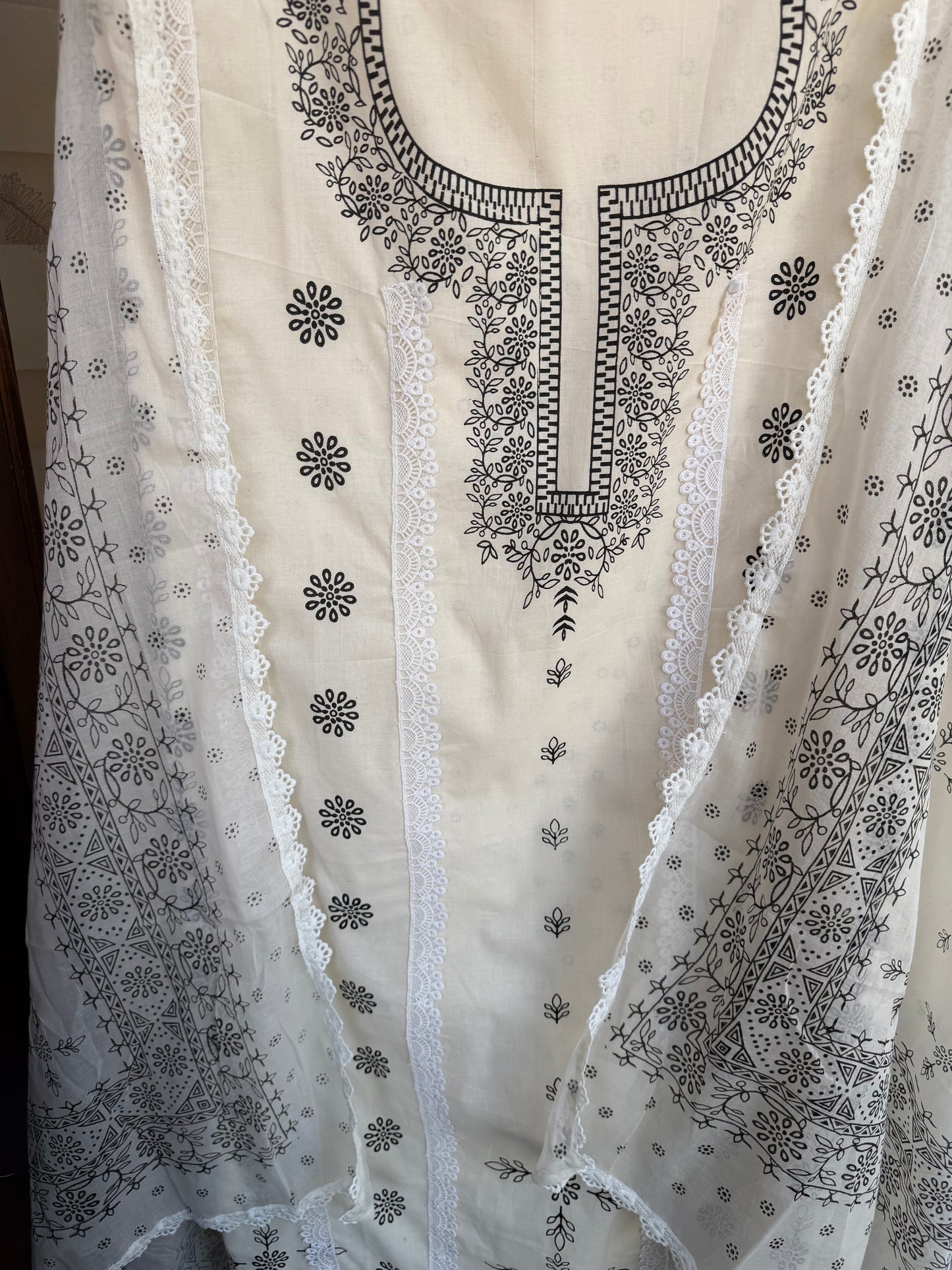 Mul cotton 3 piece suit set
