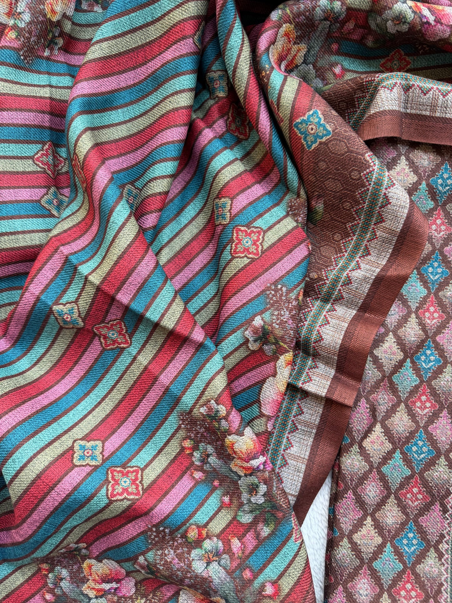 Pashmina suit set with pashmina shawl