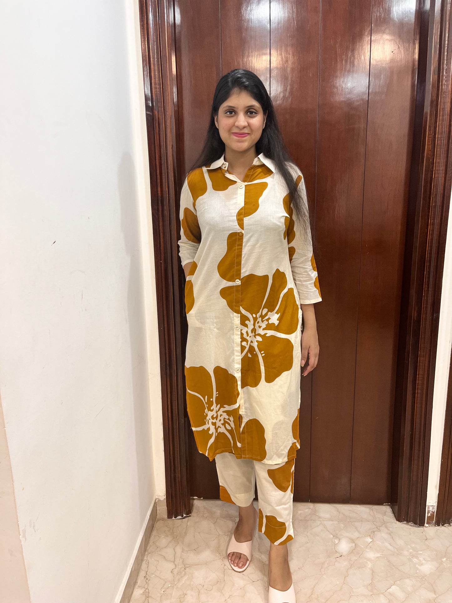 Printed Premium mul cotton Co-Ord Set for Women