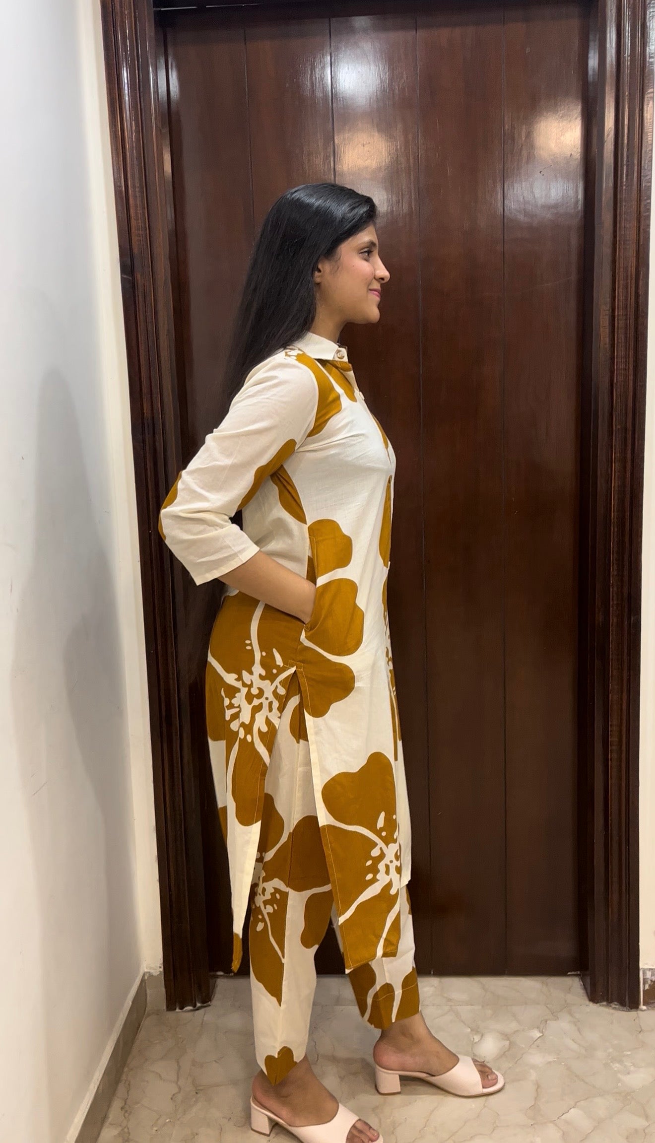 Printed Premium mul cotton Co-Ord Set for Women