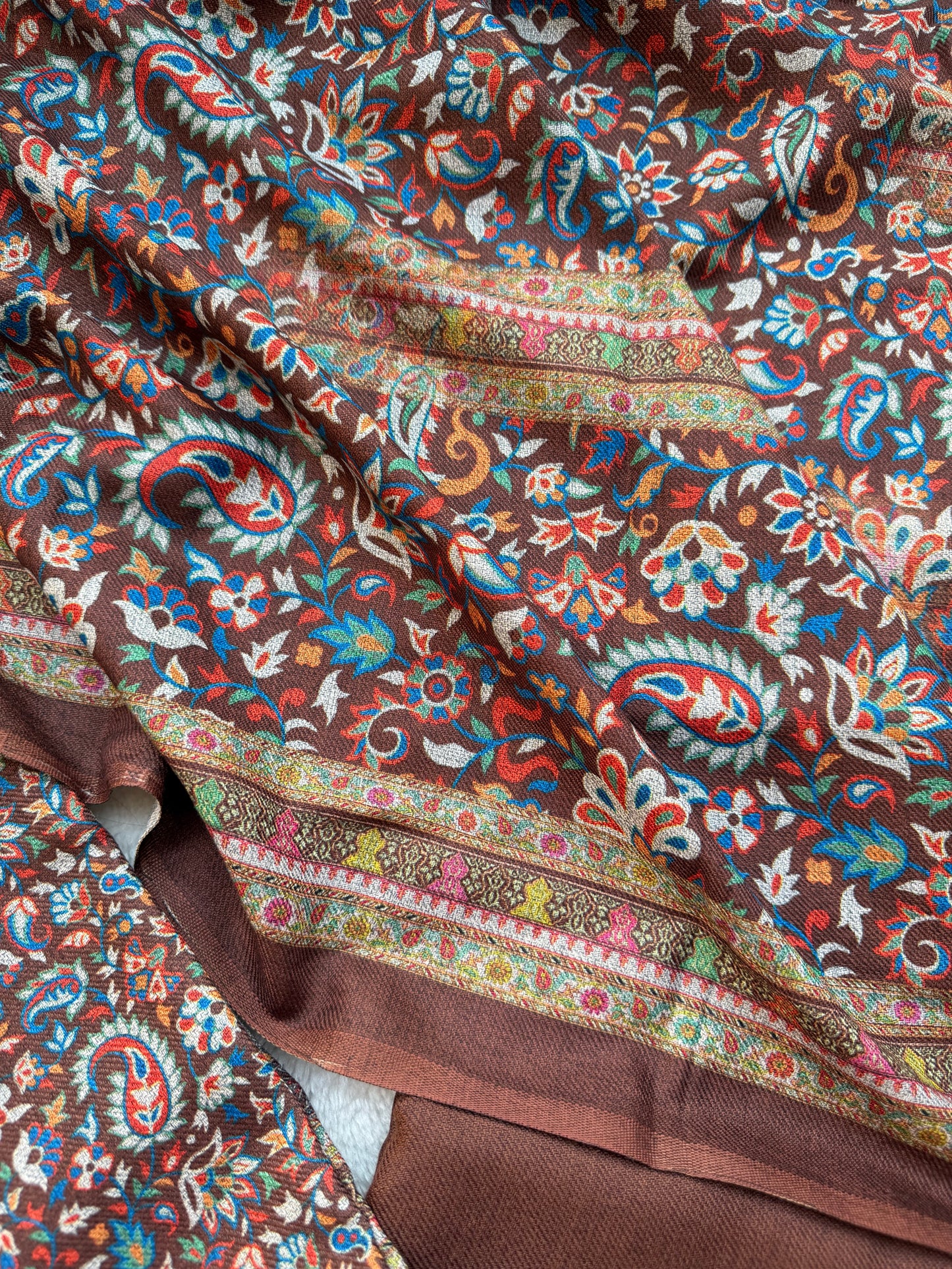 Pashmina suit set with pashmina shawl