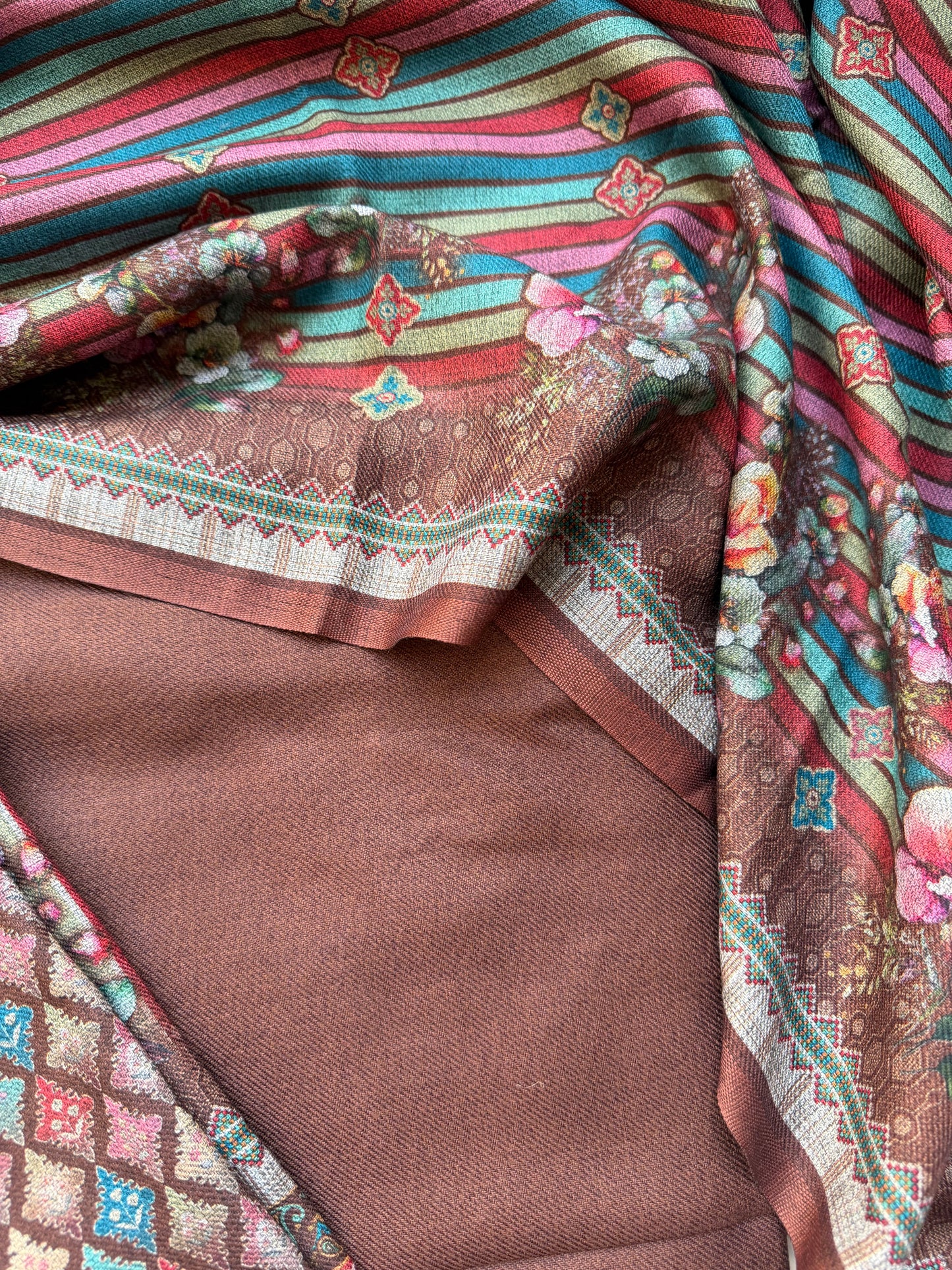 Pashmina suit set with pashmina shawl