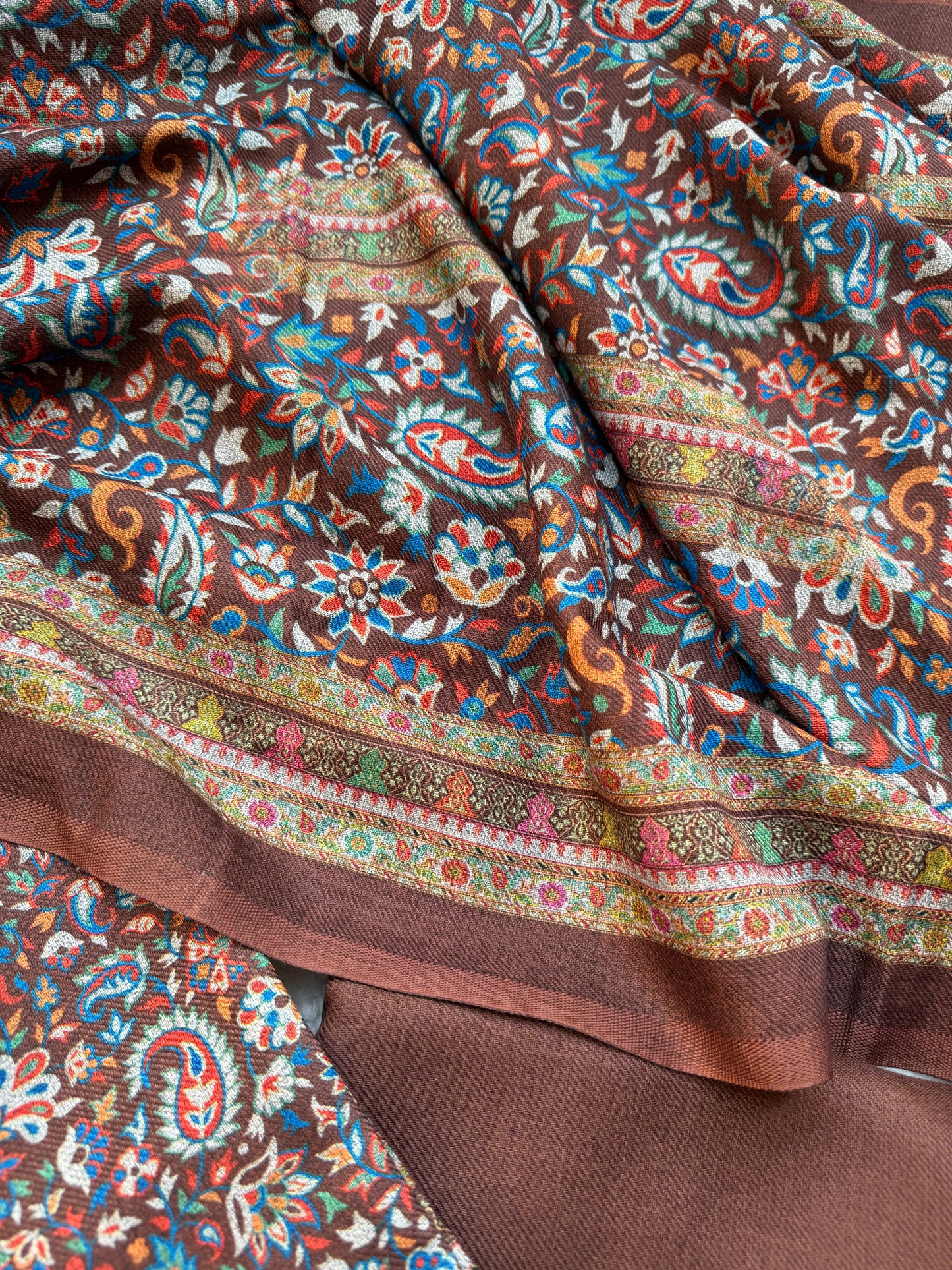 Pashmina suit set with pashmina shawl